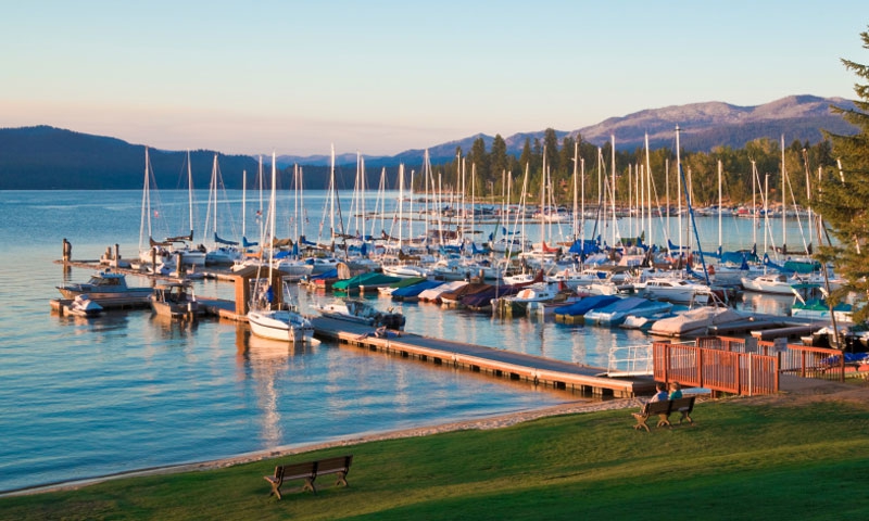 Marina on Payette Lake in McCall Idaho