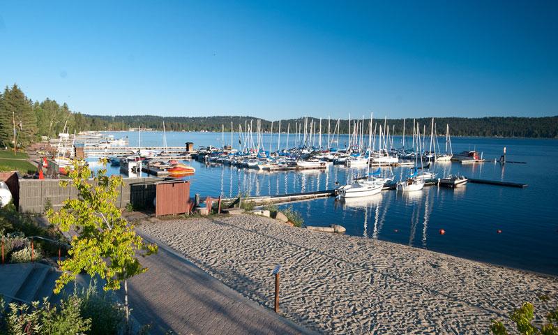 Boats at a Marina on Payette Lake